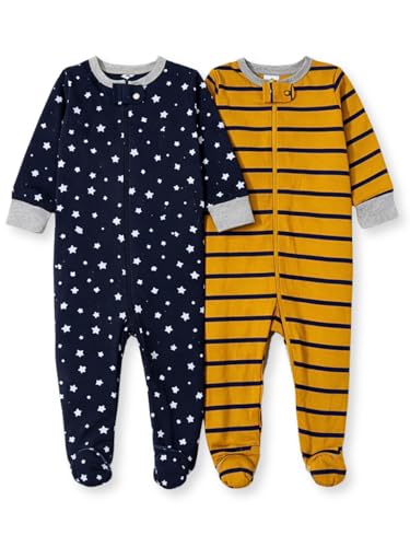 Image of TuddyBuddy 100% Cotton Multi Color Zipper Romper Sleepsuit /Romper /Jumpsuit for Baby Boy & Baby Girl