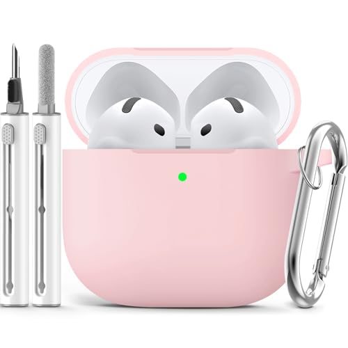Image of Ljusmicker for AirPods 4 Case 2024 with Cleaner Kit,Light Pink