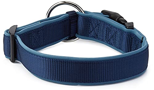 Nobby Halsband Classic Preno, blau/blau L: 40-55 cm, B: 25/35 mm, 1 Stück