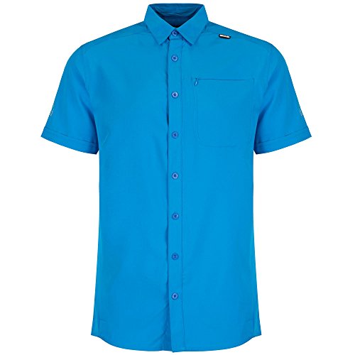 Regatta Great Outdoors - Kioga - Camicia tecnica a maniche corte - Uomo (XL) (Blu )