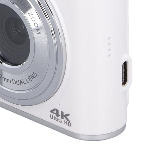 Cámara Digital Compacta 48MP 4K Dual Lens Zoom 16x Blanca miniatura 7
