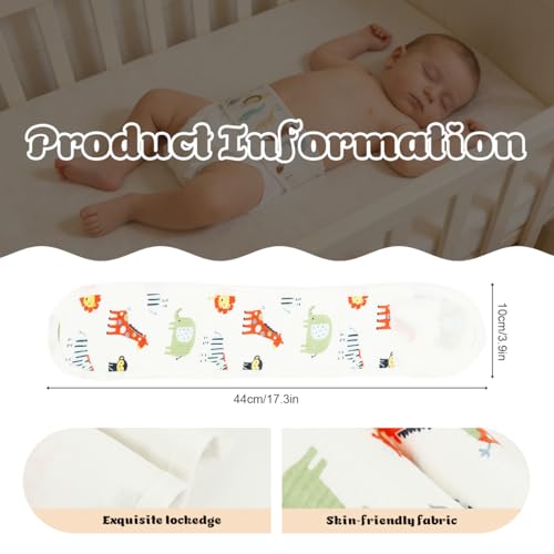 Image of SNOWIE SOFT 3Pcs Cotton Baby Belly Band Baby Belly Button Wrap, Newborn Stomach Button Band Umbilical Hernia Belt Newborn Adjustable Stomach Bands Cotton Infant Tummy Bands for Infant 0-12 Months