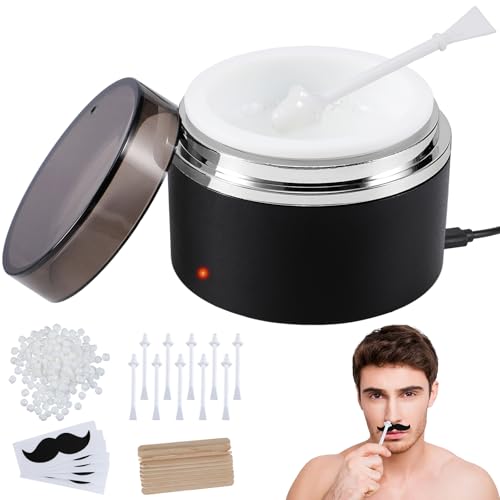 Sockywin Chauffe Cire D'épilation à Domicile Kit, Chauffe Cire Epilation Professionnelle pour Femme Homme, Waxing Kit pour Épilation des Sourcils, Visage,...