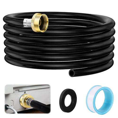 20FT Dehumidifier Drain Hose 3/4" FHT Connector - Leakproof Premium Durable Rust-Resistant Connector - Wider Hose for Faster Water Flow - Compatible with All Dehumidifiers