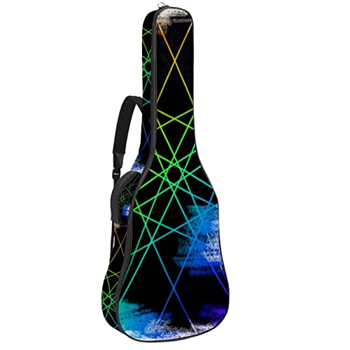 Étui de protection rembourré pour guitare acoustique classique Motif géométrique, Multicolore 04, 42.9×16.9×4.7 in… - Les Beatles, Paul McCartney, John Lennon, RIngo Starr, George Harrison Étui de protection rembourré pour guitare acoustique classique Motif géométrique, Multicolore 04, 42.9x16.9x4.7 in…