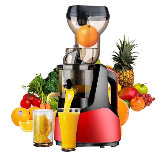 Exprimidor de prensa en frío, máquina de masticación lenta, canal de alimentación grande de 200...