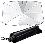 ☀️ FÁCIL DE GUARDAR: Viene en una funda que puede guardar en cualquier hueco del coche por el poco espacio que ocupa. Se puede guardar en una guantera de tamaño mediano o debajo de un aiento.