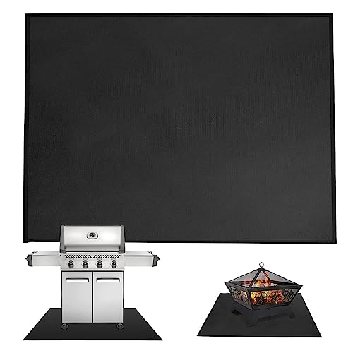 Grillmatte Feuerfest 45,7x38 Cm - Hitzebeständig Bis 550°C, öl- & Wasserdicht, Rutschfest