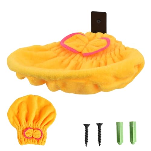 Toalla de secado para perros, absorbente de secado rápido, toalla de baba con soporte de pared, para cara, de baba, hogar, apartamento, balcón, lavandería, patio, porche