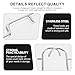 Beaupretty 5pcs Stainless Steel U Shape Pegboard Hooks for Industrial Pegboard Display Rack, Metal Wall Hanging Hooks for Tools, Keys, and Shelving Accessories