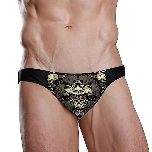 Poeticcity Men's Boxer Brief, Underwear Board Shorts Trunks Thong Swimwear Bikini(S-3XL)2