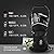 SNOW DEER Heated Mittens for Men and Women Waterproof Ski Gloves with Touchscreen 7.4V 2200mAh Battery Gloves Electric Rechargeable Thermal Mittens for Hands Warm