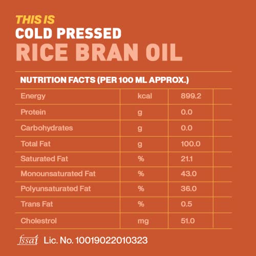 Image of Zama Organics Rice Bran Oil 500ml Pack of 2 | PET Bottle | Cold Pressed Cooking oil suitable for Stir & Deep Frying | Improves Heart Health, Reduces Cholesterol, has Low Calorie | Natural & Farm Fresh containing Oryzanol