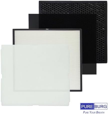 PUREBURG Replacement Filter for Rabbit Air MinusA2 Air Purifier