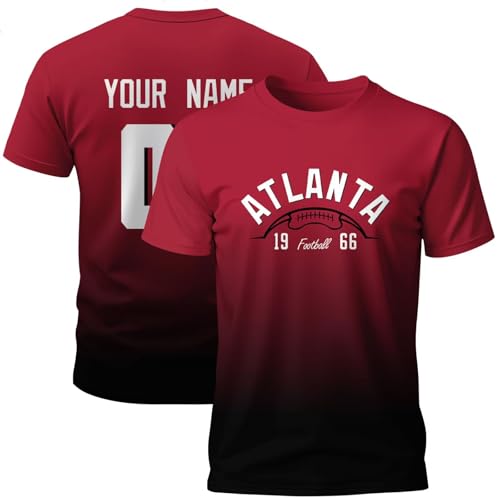 Image of ANTKING T-Shirt Custom Name Number Crewneck Short Sleeve for Men Youth Gifts
