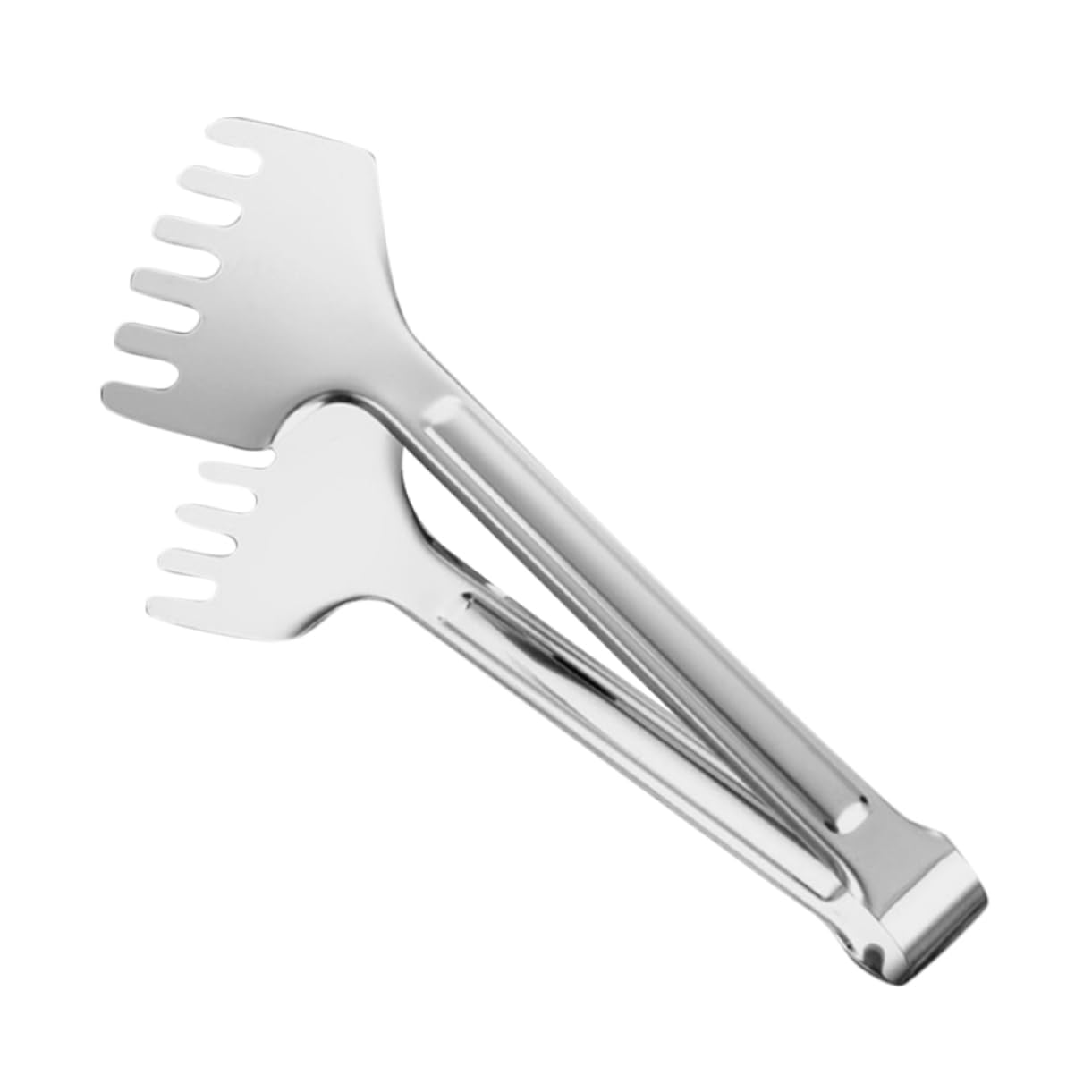 MUCKLILY Salad Tong Serving Utensil Stainless Steel Kitchen Clamps for Salad Bread and Dessert