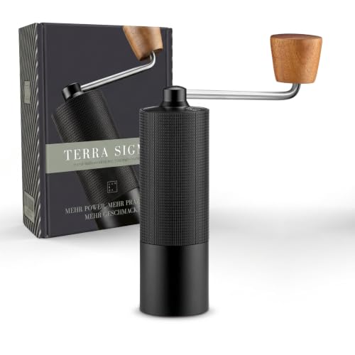 LAMBDA COFFEE® TERRA SIGMA I Espressomühle mit 108 einstellbaren Mahlgraden mit 0,055mm Einstellpräzision I Edelstahl Mahlwerk I leichtes… – Ansicht 1
