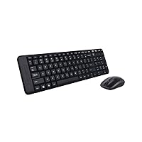 Logitech MK220 Combo Tastiera e Mouse Wireless Compatti per Windows