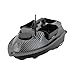 RC Bait Boat, 600m/1968ft High Speed Remote Surf Fishing Bait Boat 4.4LBS Loading Positioning Bait Boat with GPS and 2 x 5200Mah Battery for Ocean Lake Fishing, Auto Navigation, Cruise Control (Gray)