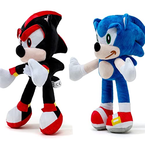 Houvssen Plush Toys, 11 Inch Plush Animal Sucker Classic Character Toy Figure Cotton Soft Stuffed Game Doll Toy Boy Girl Gift (Blue Black) #TOP7