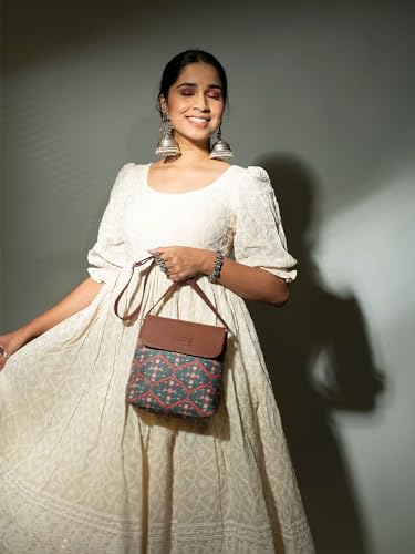 ZOUK Flap Sling Bag | Crossbody Bags for Women | Women's Handbags | Stylish | Vegan Leather Evening Bag | Travel & Office Use | Purse and Wallet |