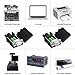 YIOVVOM DB9 Breakout Connector,DB9 Solderless RS232 D-SUB Male Serial Adapters 9-Pin Port White Adapter to Terminal Connector Signal Module with case Set of 4