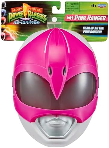 Power Rangers Mighty Morphin Re-Ignition - Pink Ranger Role Play Mask by Playmates Toys — view 3