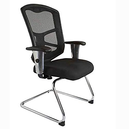 Mahmayi Cadeira 90804 Visitors Back Ergonomic Mesh Chair - Black Visitors Chair, Cadeira 9094, TA9094VBL