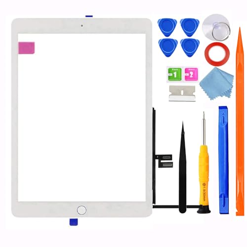 JPUNG [NO LCD] Écran Tactile Digitizer kit pour iPad 7/8 (7e/8e génération) 2019/2020 10,2
