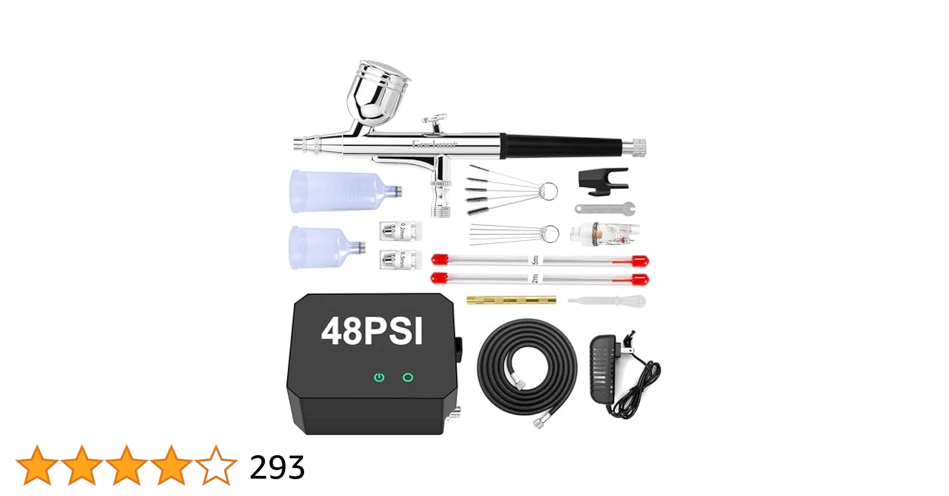 エアブラシ コンプレッサー 40PSI ミニ 2024年新型 3段階圧力制御 エアブラシ コンプレッサー 40PSI ミニ 2024年新型 3段階圧力