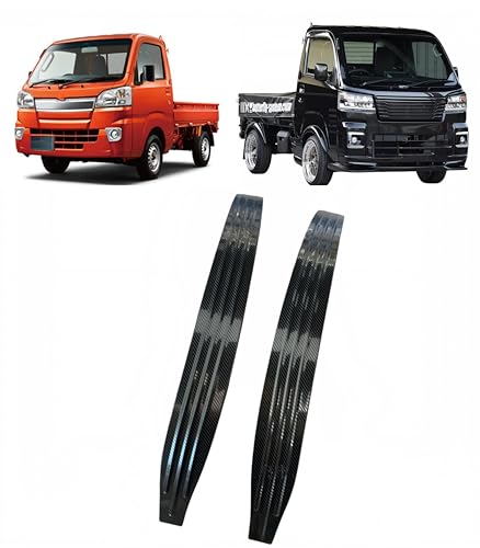 QYMDRION FOR HIJET TRUCK S500P S510P 2014�N9��-2021�N �O���� ��p �O�� �X�e�����X �h�A�X�J�b�t�v���[�g ���E�Z�b�g �t�F���_�[�J�o�[ �Ԏ��p�݌v �ϖ��ՁE�ی쐫�\ ���h�~ ���t���ȒP (�J�[�{���t�@�C