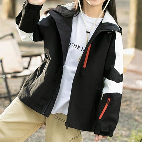 Boys Rain Jacket Lightweight Casual Zip Up Hoodie Fall Winter Fashion Waterproof Hooded Windbreaker Coat with Pockets4