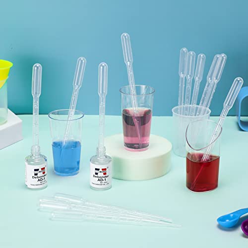 Buryeah BO-BURYEAH-507 1000 Pcs Plastic Pipettes Droppers 3Ml Disposable Transfer Pipettes Eye Dropper Small Graduated Pipettes Dropper thumb #3