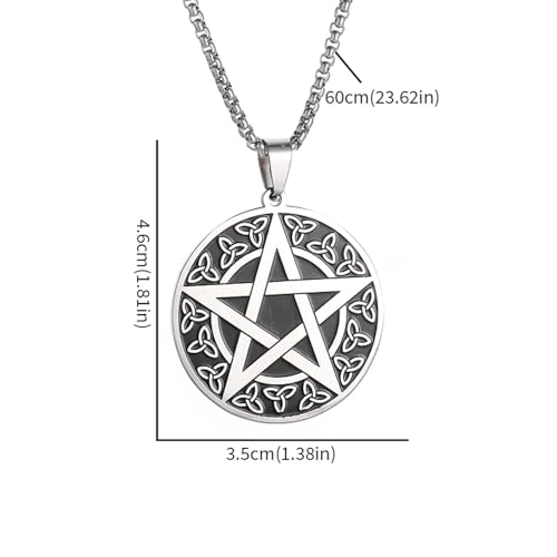 Pendentif celtique ciselé - Bijou talisman d'exception - 5