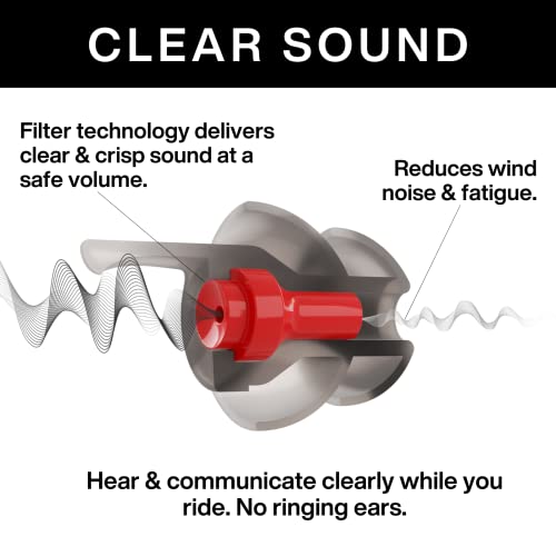 Earpeace Moto - Motorcycle Ear Plugs - Wind Noise Reduction - Noise Canceling Up To 26Db #TOP1