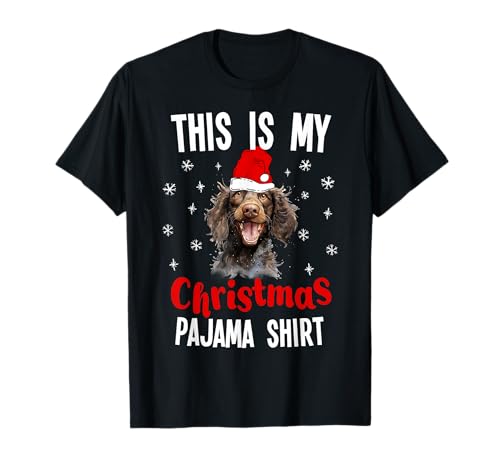This Is My Christmas Pajama Shirt American Water Spaniel T-Shirt