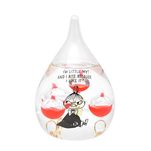 茶谷産業(Chatani) ガラスフロート温度計/リトルミイ しずく H9×W6×D6cm 152-333252 『ムーミン(MOOMIN)』 「ファン・サイエンス(FunScience)」