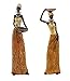 Produktbild Deko Figuren XXL Skulpturen AFRIKANERIN 2 er Set Höhe 35 und 40cm Geschenk