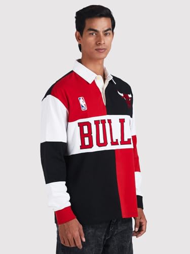 Image of Shop The Arena: Chicago Bulls Embroidered Oversized Polo Full Sleeve
