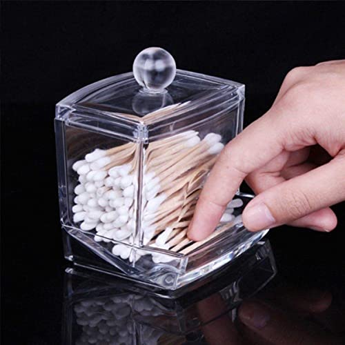 Organizador Porta Cotonete De Acrílico Higiene Banheiro