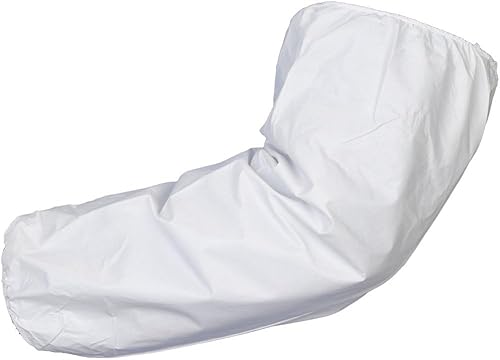 MicroMax NS - Funda microporosa para uso general, desechable, ligera, con extremos elásticos y costuras soldadas, 18 pulgadas de largo, color