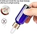 3Pcs Frasco Cuentagotas Cristal con Spray , 30ml Azul Botellas Goteros Cuentagotas...