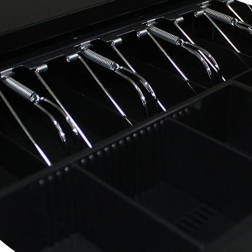 Caixa Registradora Gaveta Dinheiro Moeda Aço Chave