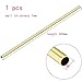 H62 Brass Tube 21-30mm OD 1mm Wall Thickness 500mm for DIY/Industrial Craft Projects(Od 27)