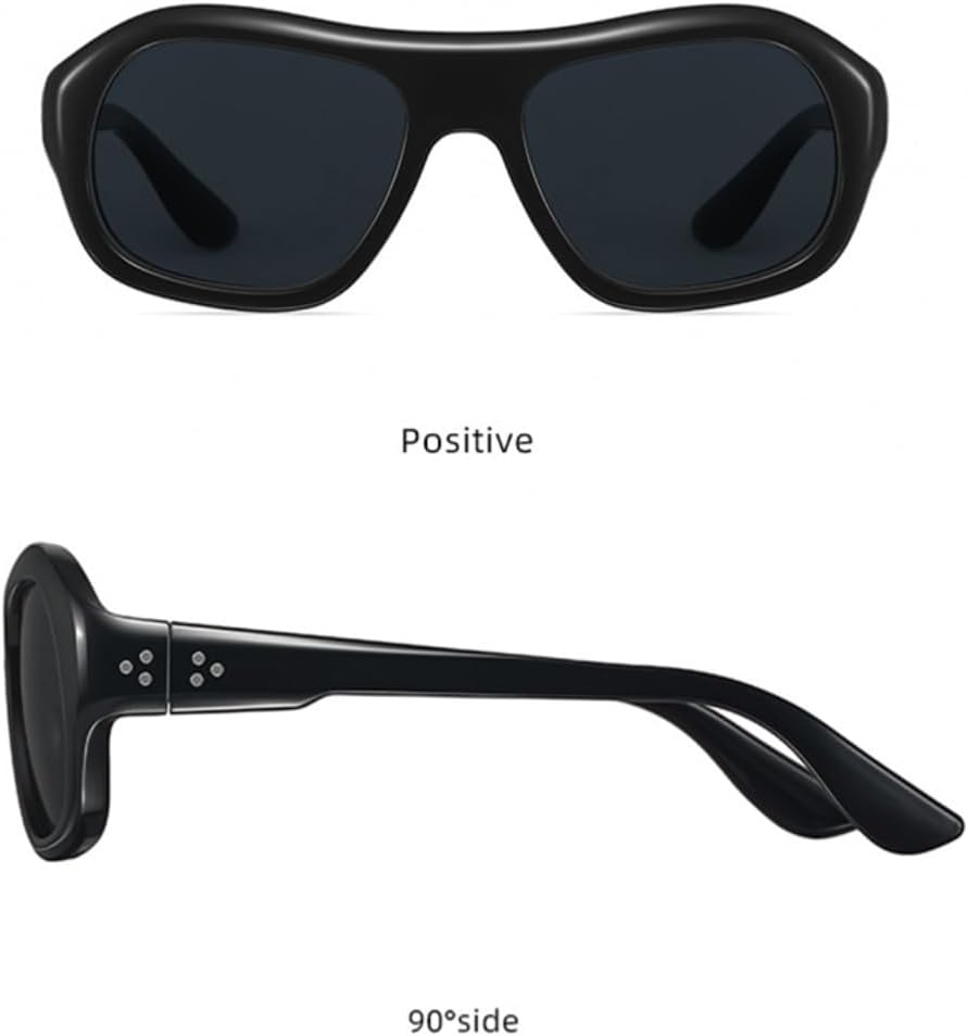 Fashion Blue Pink Sunglasses Women Retro Rivets Square Shades Uv400 Men Trending Sun Glasses image 4