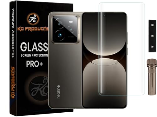 Image of UV Tempered Glass Screen Protector Compatible For Realme GT 7 Pro 5G with Easy Self Installation Kit