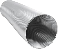 Intelmann Alu Flexrohr 1,5 m / 3 m / 5 m DN 50 63 71 76 80 100 125 150 160 180 200 224 250, Alu Schlauch Lüftungsrohr Alu-Flex-Rohr Alu Lüftungsrohr Luftrohr (1,5 m, DN 100)