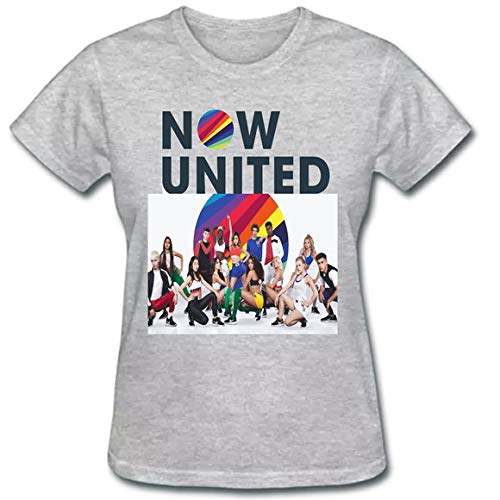 Camiseta Infantil e adulto Now United Grupo musical Musical Group T-Shirt camisa (Infantil - 12, Cin