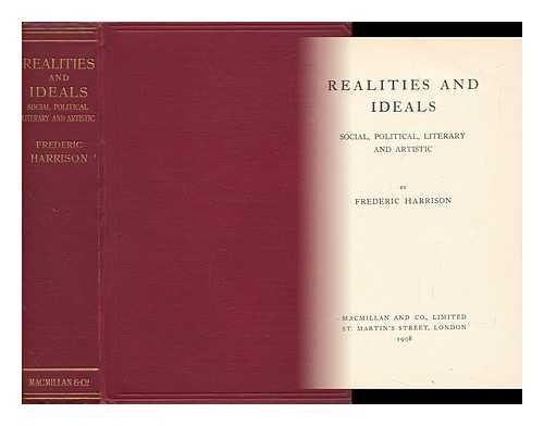 Realities and Ideals: Social, Political, Litera... B002B7QQEY Book Cover
