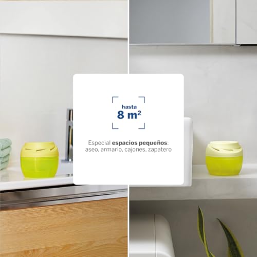 Duplo 75g Luftentfeuchter | Betrieb ohne Strom oder Batterien | Für kleine Räume | Sorgt für optimale Luftfeuchtigkeit | Absorbiert überschüssige Feuchtigkeit (Einheit- Apple)-4